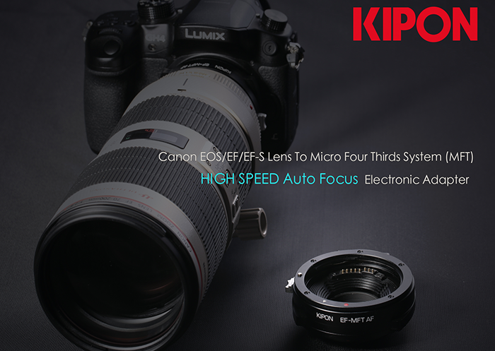 KIPON released world first Canon EF-MFT autofocus electronic