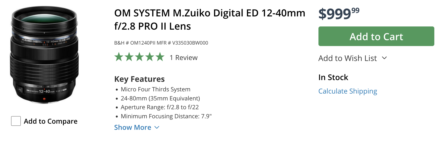 OM 12-40mm F/2.8 PRO II Lens Review: “extraordinary degree of