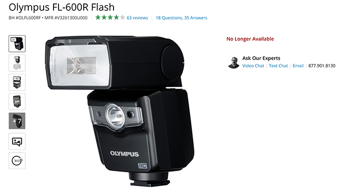 Olympus FL-600R Flash discontinued – 43 Rumors